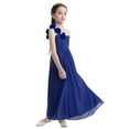 thumbnail image 2 of MSemis Kids One-shoulder Floor Length Flower Girl Dress, 2 of 4