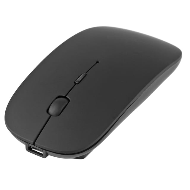 Mouse, Silent Black Relieves Hand Fatigue Mouse Rechargeable For Computers