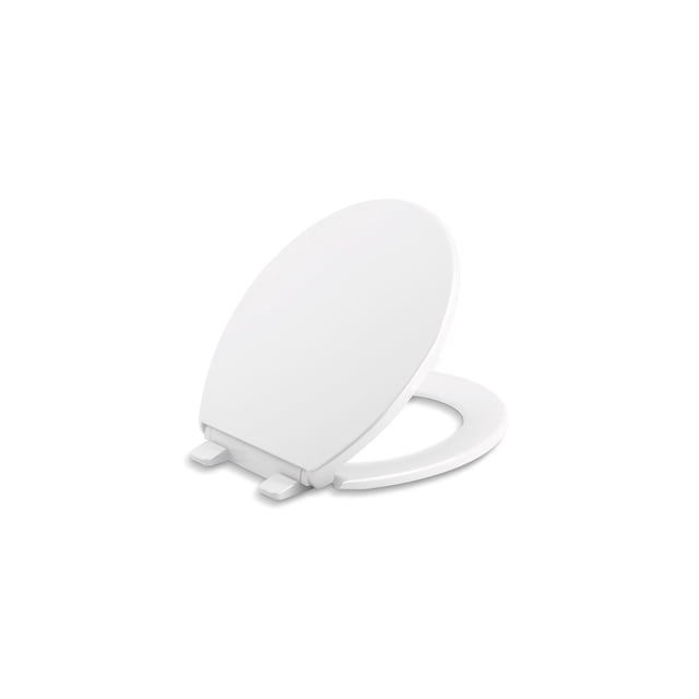 Tapa de inodoro KOHLER Brevia 4775-0 con frente redondo, color blanco