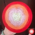thumbnail image 1 of 250g Wool Mixed Strands Gradient Color Hand-wound Crochet Shawl Blanket DIY Autumn/winter Hand-knitted Scarf Sweater Wool Thread, 1 of 7