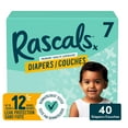 thumbnail image 1 of Rascals Premium Absorbent Baby Diapers, Size 7, Small Carton, 40 Count, 1 of 9