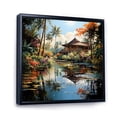 thumbnail image 2 of Designart "Bali Bliss horizon I" Asian Floater Framed Canvas Print, 2 of 7