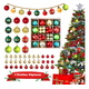 thumbnail image 1 of 44pzas Esferas Navideñas De Plastico Decoración Arbol Navida Xtellar multicolor, 1 of 4