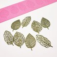 thumbnail image 5 of Leaf Shape Lace DIY Fondant Mold Heat-Resistant, Quick Demoulding, High Toughness, Good Ductility, Non-Deformable Cake Mold for Kitchen, 5 of 8