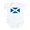 Cloud White, variant on CafePress - Scotland Flag Infant Bodysuit - Baby Light Bodysuit, Size Newborn - 24 Months