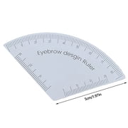 Fast Drawing Eyebrow Design Ruler, Instant Brow Shaper, Reusable Brow Shaping Stencil, Mapping Tool Template Kit