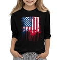 thumbnail image 1 of Chandail à Manches Longues Col Rond pour Enfants, Mélange de Coton Doux et Respirant, Base Noire Unie, Coupe Régulière, Lavable en Machine, Idéal pour Usage Quotidien et Fêtes d'Anniversaire, 1 of 4