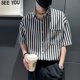 thumbnail image 3 of Camisa de hombre con bolsillo Camisas blancas para hombre Mangas frescas Estilo coreano Cosas baratas Cómodas Novedades en verano Trendyol Casual, 3 of 5