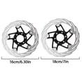 thumbnail image 2 of Disques de Frein en Fibre de Carbone Route Vélo Verrou Central Disque Disques Cyclisme T5D9, 2 of 7