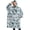 Light Blue Christmas, variant on Oversized Wearable Blanket Hoodie,Green Christmas Snowman Pattern Sherpa Blanket Hoodie with Super Pockets,Super Warm Fuzzy Pullover for Women & Men