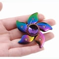 thumbnail image 2 of Spinner de mano Fidget, giratorio de metal de acero inoxidable, giroscopio para dedos, antiestrés, espiral giratorio, juguete EDC para TDAH, regalo de cumpleaños para niños, 2 of 5