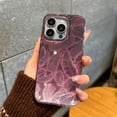 thumbnail image 4 of for iPhone 15 Pro Max Phone Case 6.7 inch, Aesthetic Bling Feather for Women Girls, Shockproof Soft TPU & Hard pc Crimson Purple, 4 of 11