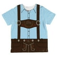 thumbnail image 2 of XIAOCHA Men's Suspender Print T-Shirt Oktoberfest Bavarian Casual Short Sleeve Round Neck Tee, 2 of 4