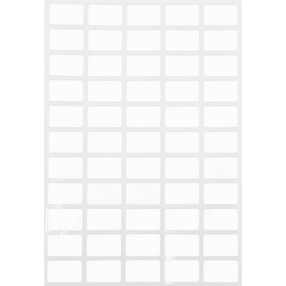 Royal Green Removable Labels for File Folders 25.5mm x 16mm - White Rectangle Stickers 1 inch x .625 inch - 1375 Pack