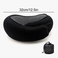 thumbnail image 4 of Travel Neck Pillow Chin Support Pillow Adjustable 100% Pure Memory Foam Pillow Compatible with Home, Airplane and Car, New Ergonomic Design, 4 of 5