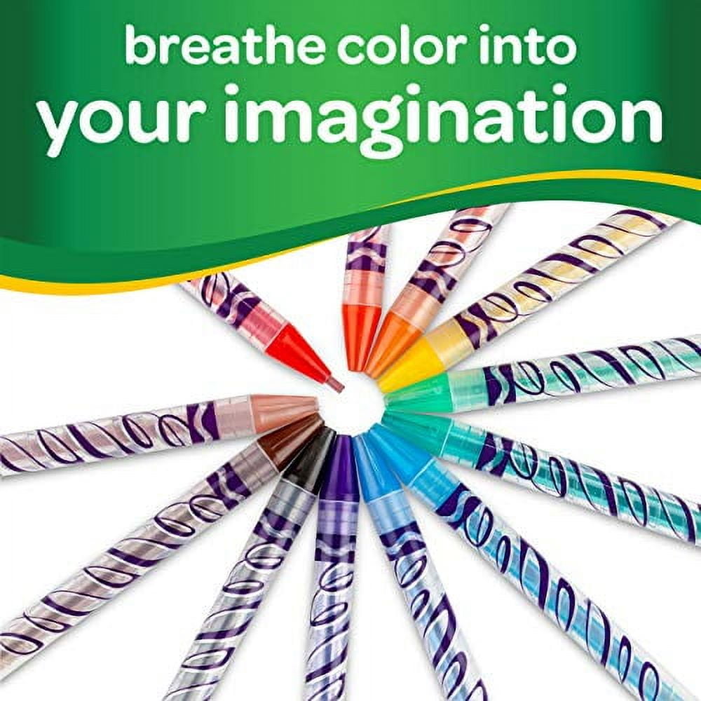 Crayola Twistables Colored Pencil Set for Kids, 50 Count