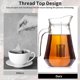 thumbnail image 5 of Coladores de Té de Acero Inoxidable con Infusor de Extrafina para Té de Hojas Sueltas y Tapa Fina con Rosca para Té Negro., 5 of 5