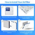 thumbnail image 4 of Filter King 27x27x2 Air Filter | 12-PACK | MERV 8 HVAC Pleated A/C Furnace Filters | MADE IN USA | Actual Size: 26.5 x 26.5 x 1.75", 4 of 5