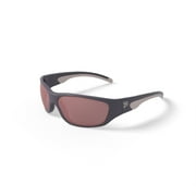 PRX Men’s Rx-able Sports Sunglasses, Cougar - Brown, Wrap, Plastic, 63-16-130, with Case