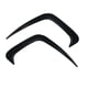 thumbnail image 5 of 2 piezas coche parachoques trasero Splitter Spoiler Exterior Spoiler Wing Cover para Fibra Cola Embellecedor del divisor del paragolpes trasero, 5 of 8