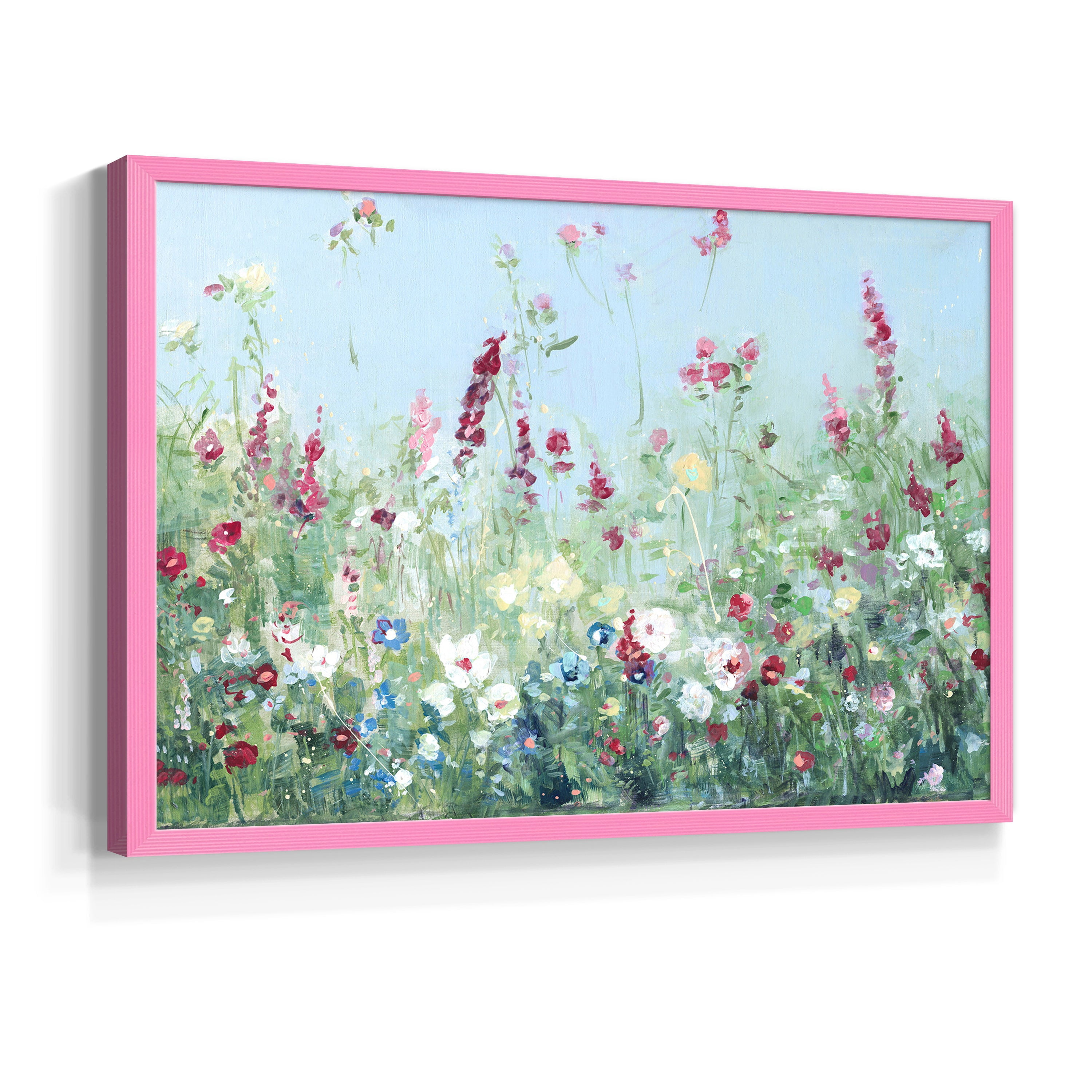 Sweet Summer Meadow by Sally Swatland - Restickable Framed Giclée Print