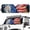 American Flag White Horse, variant on Chririnla Galaxy Windshield Sunshade for Wrangler,Starfish Sun Visor Windshield Shade Blocks UV Rays,Heat Shield Compatible with Wrangler TJ JK JL 2/4 Door Custom Fit Women Men,1pc