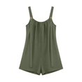 thumbnail image 4 of DailyTrove Women's Layered Romper Dress, Sleeveless Casual Playsuit with Shorts, 4 of 6