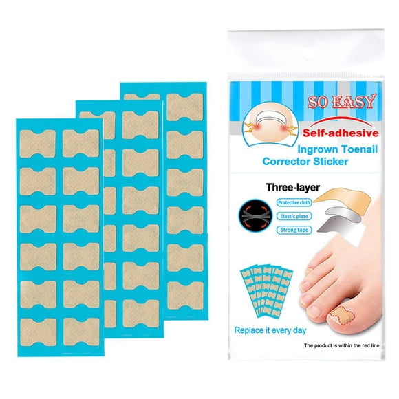 Juego de correctoras de uñas encarnadas Colcomx 36 hojas