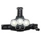 thumbnail image 2 of Linterna de cabeza LED para acampar al aire libre, pesca, ciclismo, linterna principal, lámpara ajustable recargable por USB, blanco Vogacara HA000964-01B, 2 of 7