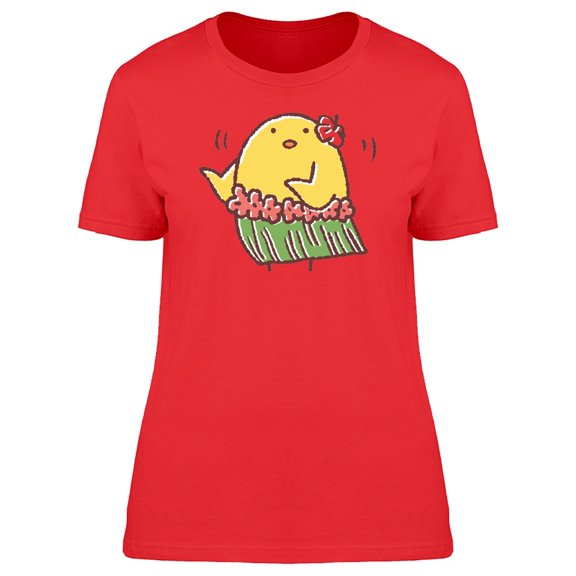 Adorable Hawaiian Chicken Dancer Tee Women's -Image by Shutterstock