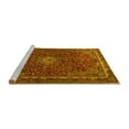 thumbnail image 2 of Ahgly Company Machine Washable Indoor Rectangle Persian Yellow Traditional Area Rugs, 5' x 7', 2 of 4