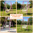 thumbnail image 5 of G TALECO GEAR Hammock Chair Stand, Outdoor Swing Frame, Indoor Swing Chair Not Included, Heavy-Duty Steel 350lbs, Pink, 5 of 7