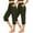 Army Green, variant on ZZwxWA 2pcs Womens Solid Capris Pants Women's Spring Summer Elastic Waist Cropped Casual Pants Active Sports Loose Fit Trousers with Pockets Sales