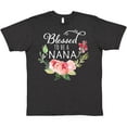 thumbnail image 3 of Inktastic Blessed to Be a Nana with Flowers T-Shirt, 3 of 5