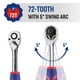 thumbnail image 5 of Llave de trinquete WORKPRO con accionamiento de 3/8 pulgadas, 72 dientes, reversible, 5 of 7