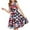 A-03, variant on Ynynloco 4th of July Girls Dresses Sleeveless Round Neck American Flag Dress Casual Asymmetrical Patriotic Dresses for 3-14 Years