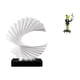 thumbnail image 1 of Estatua De Camarero De Rana Ondulada, Escultura Abstracta De Animal, Figura De Resina Creativa, Adorno Decorativo Para Dormitorio, Sala De Estar, Hogar, Chimenea, Entrada, Estante, Regalo De, 1 of 8