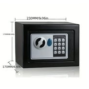 Digital Safe Box Safety Money Gun Electronic Lock Safe Fireproof Safes For Home Strongbox Small Cash Security Lockable Storage ,Easy to Use