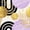 Lavender Gold, variant on Castle Fairy Boho Tropical Leaf Full Size Comforter Sets 3 Pieces for Teens, Geometric Art Bedding Sets for Bedroom, Lavender Gold