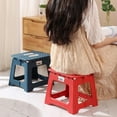 thumbnail image 3 of Lightweight Folding Step Stool Multi Purpose Handheld Thickened Footstool Non-Slip Plastic Small Benches Kitchen, 3 of 9