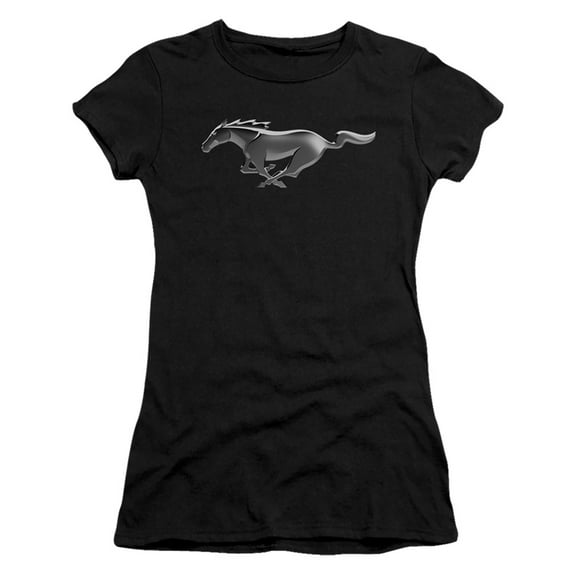 Ford Mustang Modern Mustang S/S Junior Women's T-Shirt Sheer Black