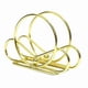 thumbnail image 1 of Nordic Upright Napkin Holder, Circle Napkin Tabletop Tissue Dispenser For Kitchen Countertops Dining Table, Gold, 1 of 5