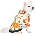 thumbnail image 5 of Cauagu Flower Fox Pattern Winter Pet Hoodie Sweatshirts- Dog Hoodie Sweater with Leash Hole - Cute Dog Hoodie - Pet Clothes Puppy Cat Custume -X-Large, 5 of 8