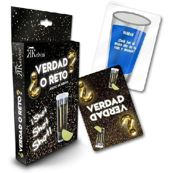 Juego de Bebida KELVIN Cartas Verdad o reto