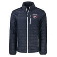 thumbnail image 2 of Men's Cutter & Buck Navy FC Dallas Rainier PrimaLoft Eco Insulated Puffer Full-Zip Jacket, 2 of 3