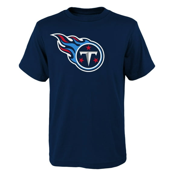 Youth Outerstuff Navy Tennessee Titans Primary Logo T-Shirt