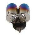 thumbnail image 1 of Embout d'Échappement, Embout de Queue d'Échappement Brillant - Bleu Grillé Plié, 1 of 5
