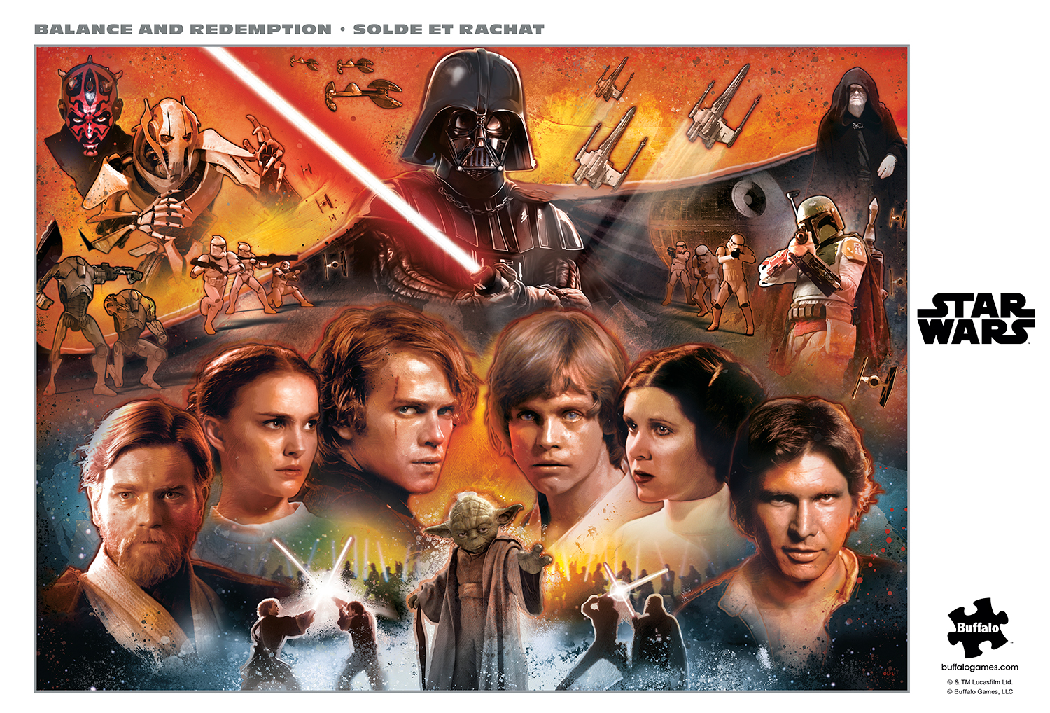 Buffalo Games 1000-Piece Star Wars Balance and Redemption