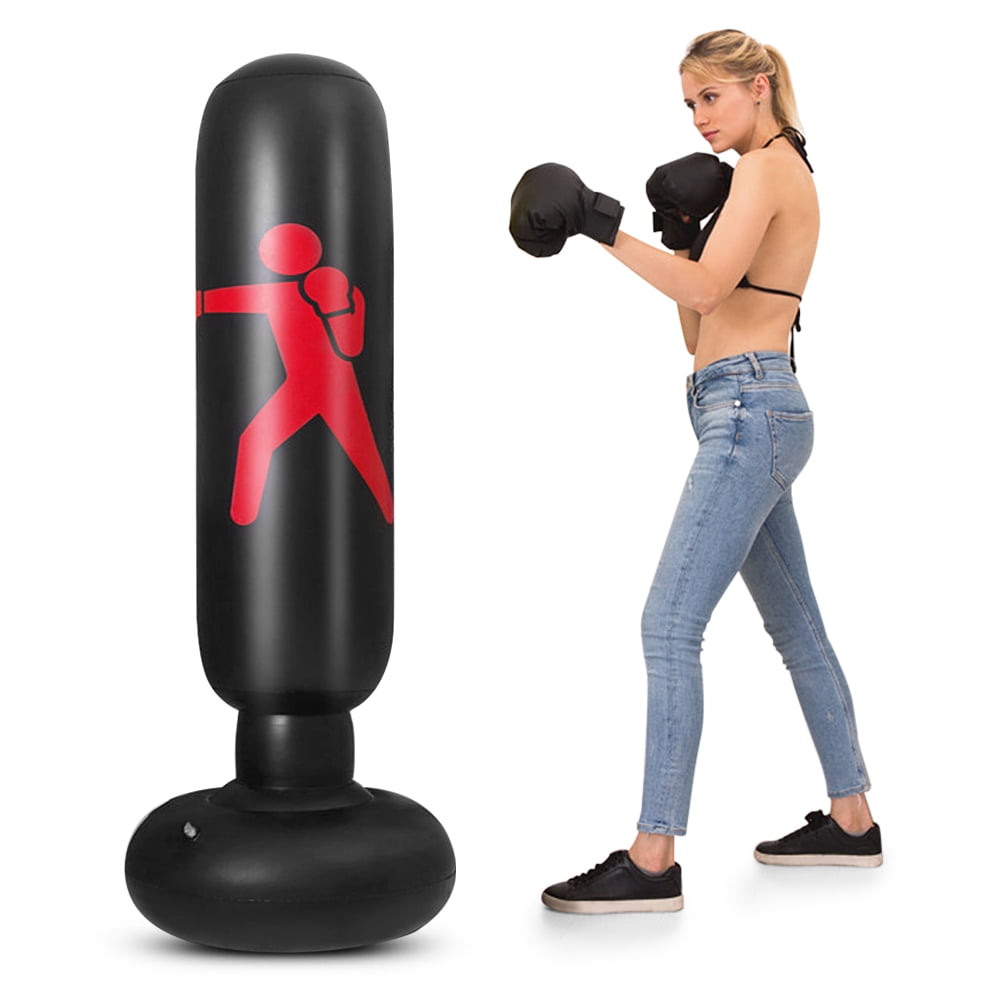 Gym Training Fitness Boxing Punching Bag 5.2ft Inflatable PVC 