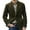 Army Green, variant on Mens Jackets Men's Fashionable British Solid Color Corduroy Retro Casual Single Breasted Suit Top Gray S